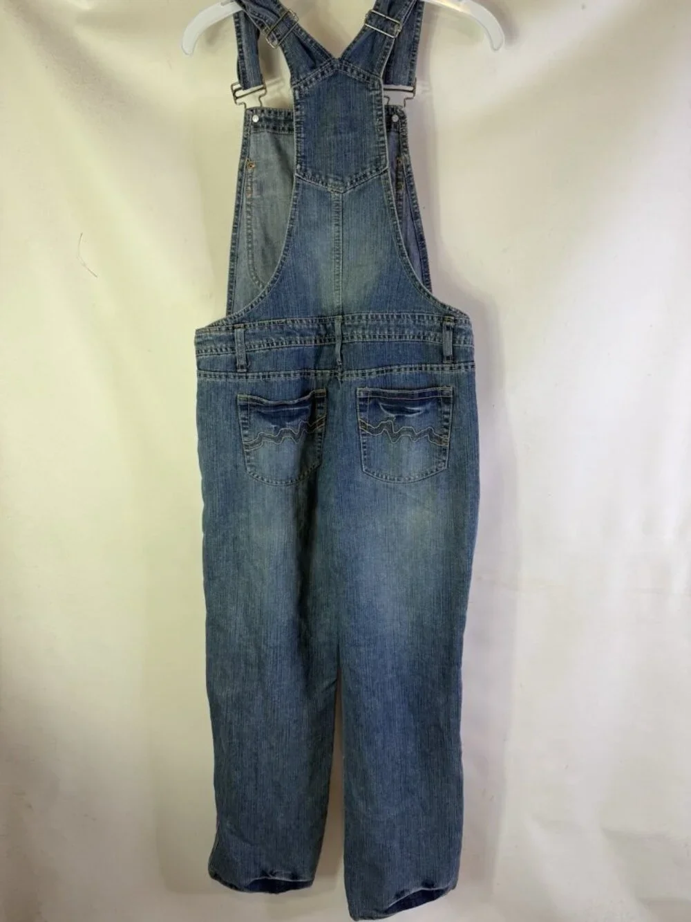 Vintage Y2K Bib Overalls Baggy Wide Leg Faded Streetwear Grunge